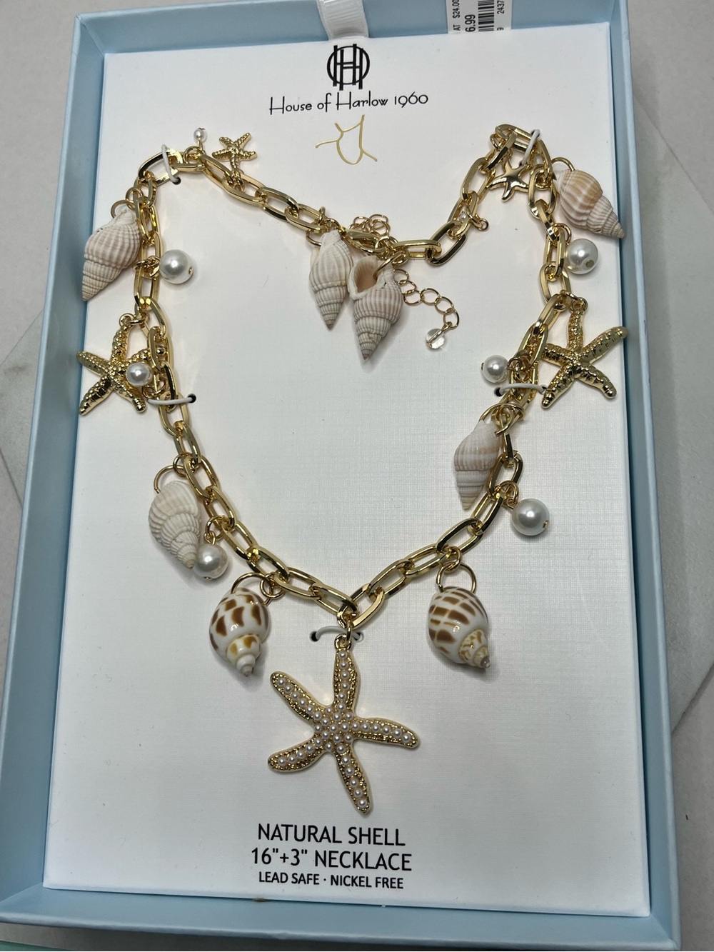 🆕 House of Harlow 1960 Shell and starfish Necklace